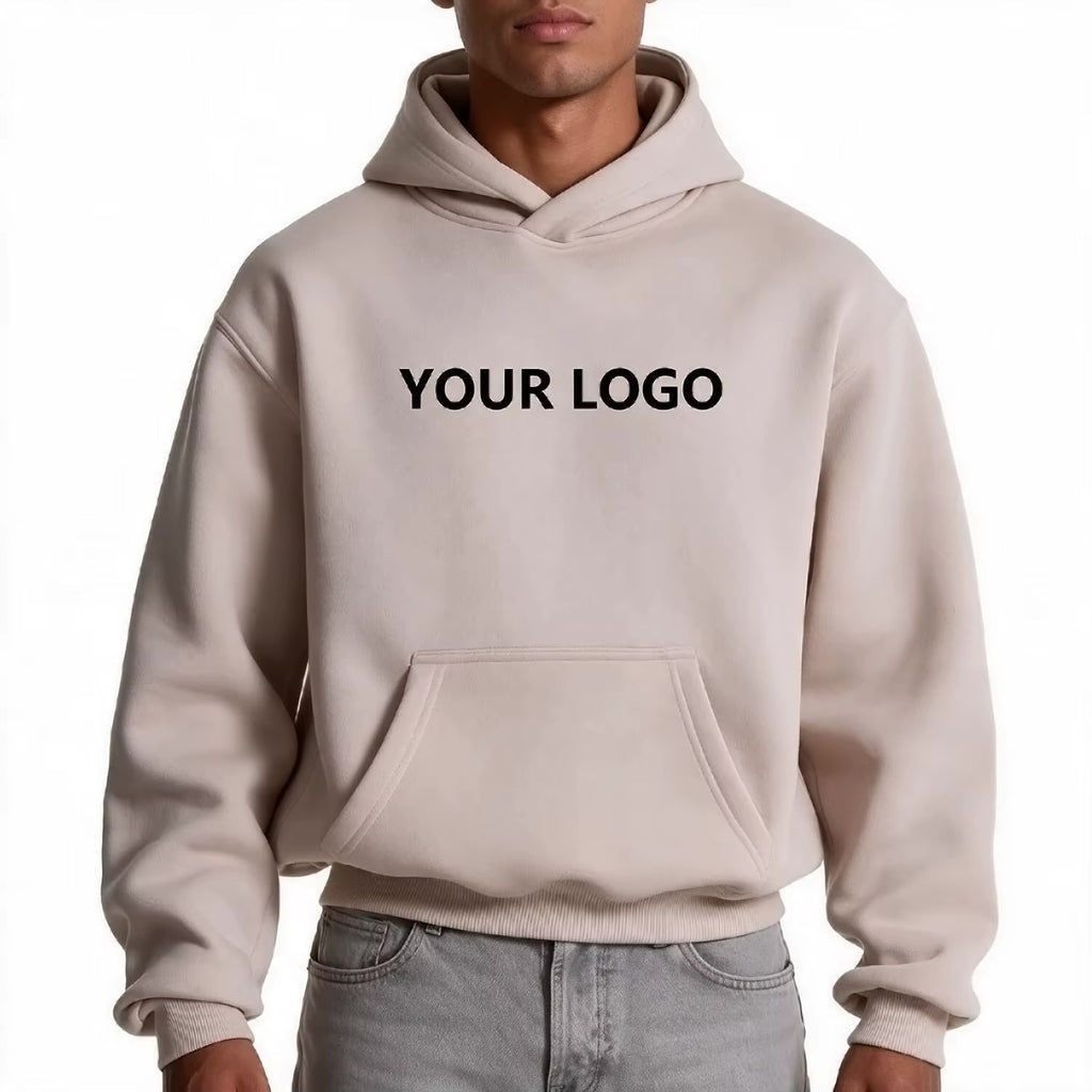 SEMETAL High Quality Fleece Designer Cropped Blank Hoodie Unisex Custom Graphic 500 Gsm Heavyweight Cotton Oversized Hoodies Men