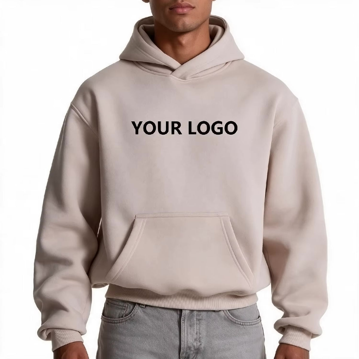 SEMETAL High Quality Fleece Designer Cropped Blank Hoodie Unisex Custom Graphic 500 Gsm Heavyweight Cotton Oversized Hoodies Men