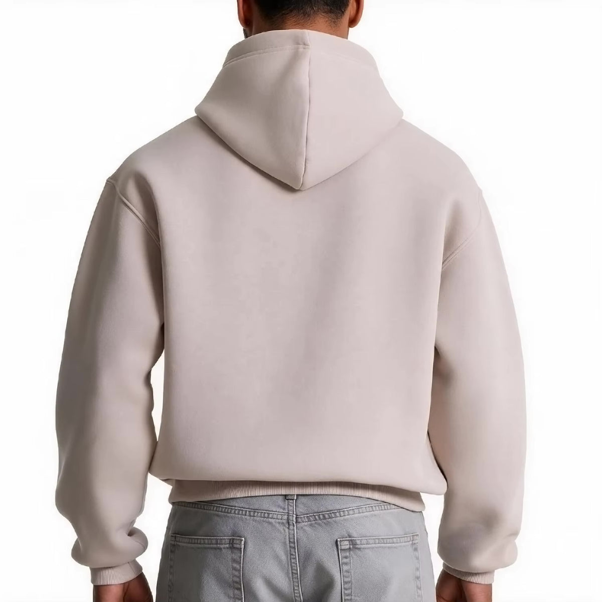 SEMETAL High Quality Fleece Designer Cropped Blank Hoodie Unisex Custom Graphic 500 Gsm Heavyweight Cotton Oversized Hoodies Men